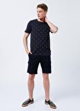 Lee Cooper 222 Lcm 242044 Berry SlimFit Lacivert Erkek T-Shirt