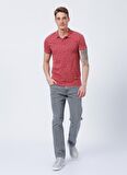 Lee Cooper Polo Yaka Desenli Gül Kurusu Erkek T-Shirt 222 LCM 242050 BERNARD GUL KURUSU