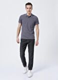 Lee Cooper Polo Yaka Düz Antrasit Erkek T-Shirt 222 LCM 242056 MILESS ANTRASIT