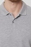 Lee Cooper Polo Yaka Pike Desenli Gri Melanj Erkek T-Shirt 222 LCM 242057 TWINS GRI MELANJ