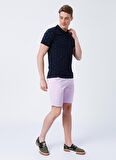 Lee Cooper Polo Yaka Desenli Lacivert Erkek T-Shirt 222 LCM 242058 PINE LACIVERT