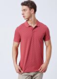 Lee Cooper Polo Yaka Desenli Gül Kurusu Erkek T-Shirt 222 LCM 242060 POLITE