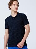Lee Cooper Polo Yaka Desenli Lacivert Erkek T-Shirt 222 LCM 242061 MIXED