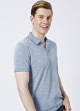 Lee Cooper Düz Mavi Erkek Polo T-Shirt 222 LCM 242062 JAKE PASTEL MAVI