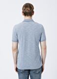 Lee Cooper Düz Mavi Erkek Polo T-Shirt 222 LCM 242062 JAKE PASTEL MAVI