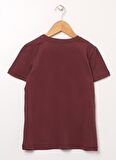 Lee Cooper Baskılı Mürdüm Erkek Çocuk T-Shirt 222 LCB 242006 BANANA MURDUM