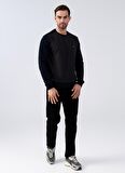 Lee Cooper O Yaka Kahve Erkek Sweatshırt 231 LCM 241009 ETHAN KAHVE-KARAMEL