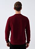 Lee Cooper O Yaka Bordo Erkek Sweatshırt 231 LCM 241011 NEWDWADE BORDO