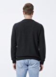 Lee Cooper Bisiklet Yaka Gri Erkek Sweatshırt 231 LCM 241012 NEWDIAGO