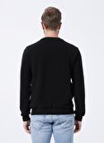 Lee Cooper Bisiklet Yaka Siyah - Antrasit Erkek Sweatshırt 231 LCM 241012 NEWDIAGO