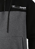 Lee Cooper Kapüşon Yaka Siyah - Antrasit Erkek Sweatshırt 231 LCM 241017 JUNO SÄ°YAH - ANTRAS
