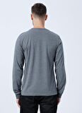 Lee Cooper O Yaka Baskılı Antrasit Melanj Erkek T-Shirt 231 LCM 242003 ZAYNE