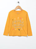 Lee Cooper Baskılı Hardal Erkek Çocuk T-Shirt 231 LCB 242001 BRADO HARDAL