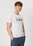 Lee Cooper O Yaka Beyaz Erkek T-Shirt 222 LCM 242080 TOWN BEYAZ