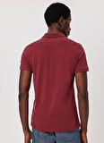 Lee Cooper Polo Yaka Bordo Erkek T-Shirt 232 LCM 242048 TWINS BORDO
