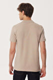 Lee Cooper Polo Yaka Koyu Bej Erkek T-Shirt 232 LCM 242048 TWINS K.BEJ
