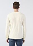 Lee Cooper O Yaka Baskılı Ekru Erkek T-Shirt 231 LCM 242003 ZAYNE EKRU