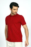 Newandy Erkek Polo Yaka t-shirt K.Kırmızı