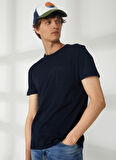 Lee Cooper Bisiklet Yaka Lacivert Erkek T-Shirt 232 LCM 242056 TWINGO LACİVERT