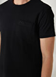 Lee Cooper Bisiklet Yaka Siyah Erkek T-Shirt 232 LCM 242056 TWINGO SİYAH