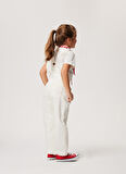 Lee Cooper Beyaz Kız Çocuk Salopet 232 LCG 125002 ROMPERS WHITE JEAN