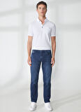 Lee Cooper Normal Bel Slim Straight Erkek Denim Pantolon 232 LCM 121038 JAGGER JUDAS BLUE OD