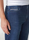 Lee Cooper Normal Bel Slim Straight Erkek Denim Pantolon 232 LCM 121038 JAGGER JUDAS BLUE OD