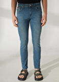 Lee Cooper Normal Bel Slim Straight Erkek Denim Pantolon 232 LCM 121052 JAGGER FERB MID