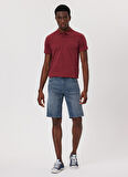 Lee Cooper Slim Fit Mavi Erkek Denim Şort 232 LCM 121082 ELYO 1 DENIM