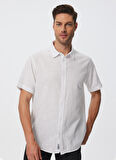 Lee Cooper Regular Fit Bej Erkek Gömlek 232 LCM 241003 ANDRE BEJ
