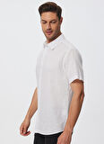Lee Cooper Regular Fit Bej Erkek Gömlek 232 LCM 241003 ANDRE BEJ