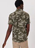Lee Cooper Regular Fit Haki Erkek Gömlek 232 LCM 241012 CARTER HAKİ