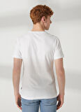 Lee Cooper Bisiklet Yaka Beyaz Erkek T-Shirt 232 LCM 242020 SUNNY BEYAZ