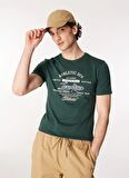 Lee Cooper Bisiklet Yaka Yeşil Erkek T-Shirt 232 LCM 242024 DIVIDED YEŞİL