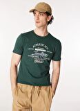 Lee Cooper Bisiklet Yaka Yeşil Erkek T-Shirt 232 LCM 242024 DIVIDED YEŞİL
