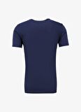 Lee Cooper Bisiklet Yaka Lacivert Erkek T-Shirt 232 LCM 242028 MIKE LACİVERT
