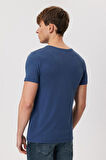 Lee Cooper Erkek Drawınglogo O Yaka T-Shirt 242029 Indigo