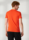 Lee Cooper Bisiklet Yaka Mercan Erkek T-Shirt 232 LCM 242029 DRAWINGLOGO MERCAN