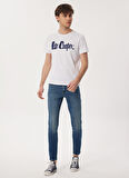 Lee Cooper Bisiklet Yaka Beyaz Erkek T-Shirt 232 LCM 242032 LONDONLOGO BEYAZ-L