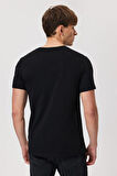 Lee Cooper Bisiklet Yaka Siyah Erkek T-Shirt 232 LCM 242045 ELLERY SİYAH