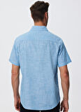 Lee Cooper Regular Fit Mint Erkek Gömlek 232 LCM 241003 ANDRE MINT