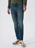 Lee Cooper Normal Bel Skinny Fit Erkek Denim Pantolon 241 LCM 121059 JEFF FERB NILE BLUE