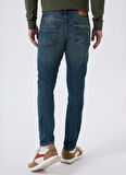 Lee Cooper Normal Bel Skinny Fit Erkek Denim Pantolon 241 LCM 121059 JEFF FERB NILE BLUE