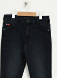 Lee Cooper Normal Bel Siyah Erkek Çocuk Denim Pantolon 241 LCB 121003 BALLOON BLACK TO BLU