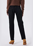 Lee Cooper Normal Bel Bol Paça Mom Fit Gri Kadın Denim Pantolon 241 LCF 121012 MARLYN ROSADA VBL ST