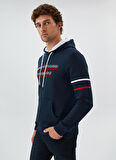 Lee Cooper Kapüşon Yaka Lacivert Erkek Sweatshırt 241 LCM 241004 ATHEL LACIVERT
