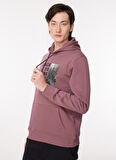 Lee Cooper Kapüşon Yaka Gül Kurusu Erkek Sweatshırt 241 LCM 241006 JEROME GUL KURUSU