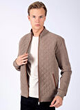 Lee Cooper Dik Yaka Bej Erkek Sweatshırt 241 LCM 241013 NEWJUMP BEJ