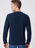 Lee Cooper O Yaka Lacivert Erkek Sweatshırt 241 LCM 241016 NEWDWADE A.LACIVERT