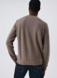 Lee Cooper O Yaka Bej Erkek Sweatshırt 241 LCM 241016 NEWDWADE K. BEJ